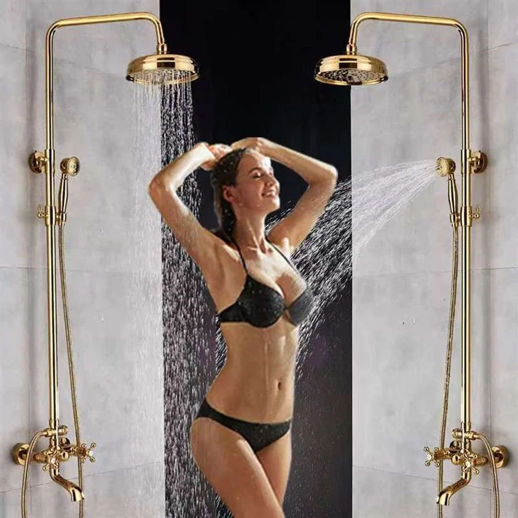 Brass Gold Shower