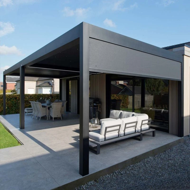 Aluminum Pergola With Louvered Roof